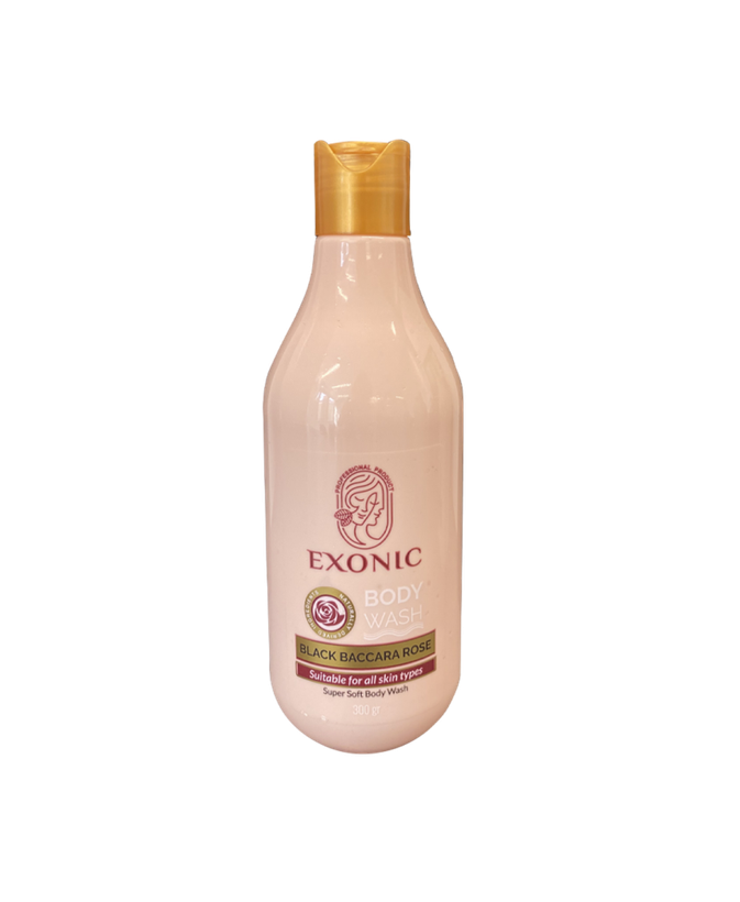 شامپو بدن عصاره رز بلک باکارا ۳۰۰ میل EXONIC