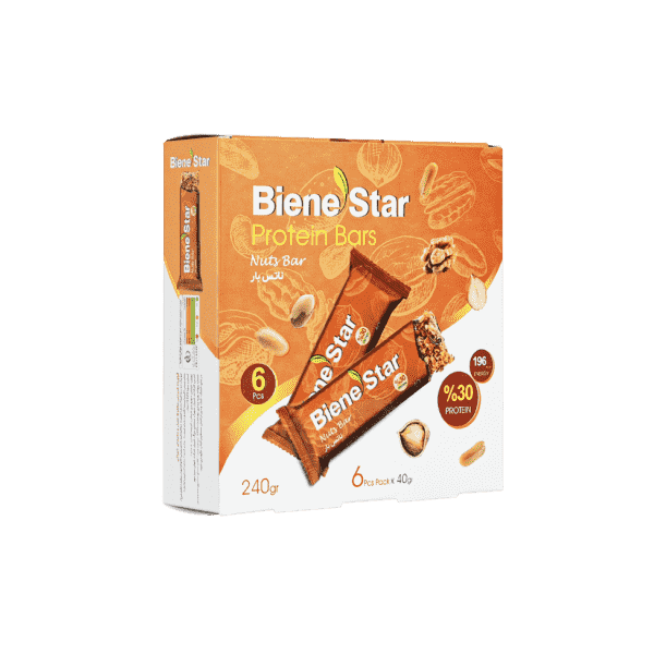 پروتئین بار ناتس بار بین استار بسته 6عددی